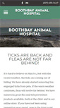 Mobile Screenshot of boothbayanimalhospital.com